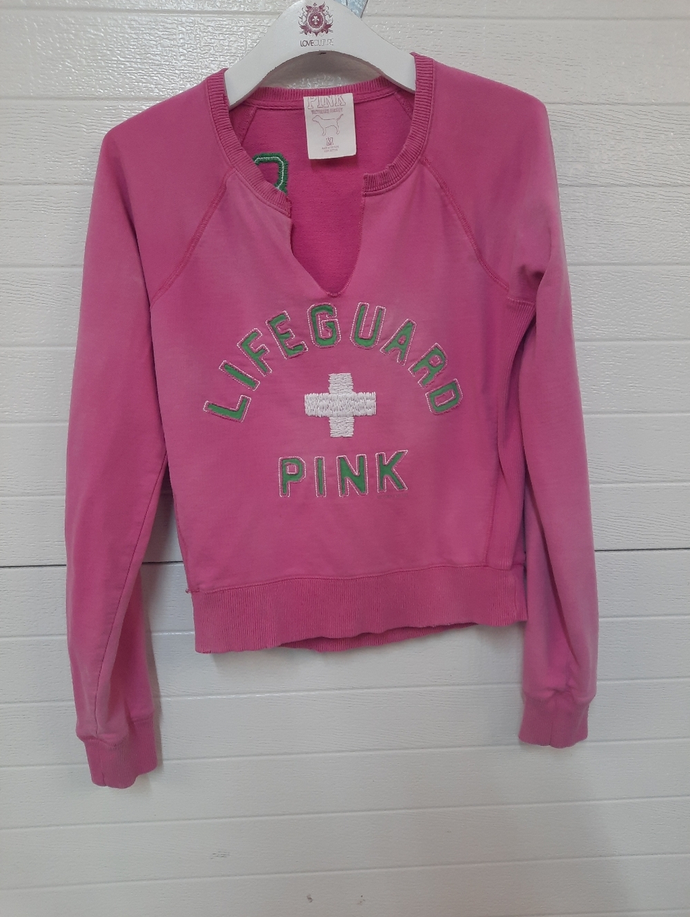 Y2k Pink Lifeguard Logo Sweatshirt - PINK Victoria's Secret